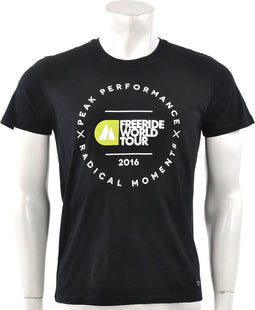 Peak Performance - FWT Tee - Zwart Shirt - L - Zwart