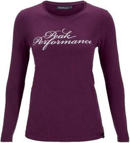 Peak Performance Logo LS - Dames - maat L