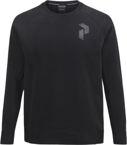 Peak Performance - Tech Crew Neck - Comfortabele Trui - S - Zwart