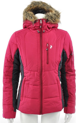 Peak Performance - W Alta J Wintersportjas met fake fur bontkraag dames - passion rose