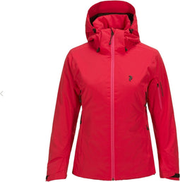 Peak Performance - Wmns Anima Ski Jacket - Wintersport Jassen - L - Rood,Roze