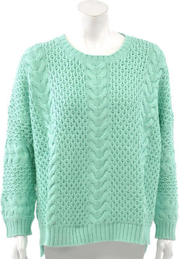 Peak Performance - Wmns Cable Crew - Sweater - S - Groen