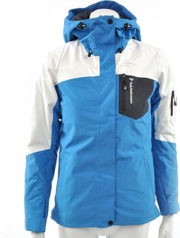 Peak Performance - Wmns Cheget Jacket - Dames Ski Jas - XS - Blauw/Wit