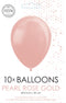 Pearl Rose Goud ballonnen | 10 stuks