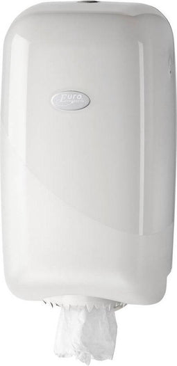 Pearl White poetsrol dispenser Minirollen