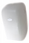 Pearl White poetsrol dispenser Minirollen
