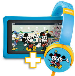 Pebble Gear Mickey and Friends 7 inch Tablet & Headphone Bundle Blauw