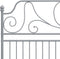vidaXL - Bedframe - metaal - grijs - 200x200 - cm