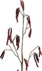 PTMD Twig Plant Botanical Catkins Kunsttak - 48 x 20 x 98 cm - Bruin
