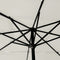 vidaXL - Parasol - 3-laags - met - aluminium - paal - 2x2 - m - taupe