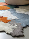 MOMO Rugs Naturais Moss Fischbacher Vloerkleed - 200 rond - Rond - Laagpolig,Structuur Tapijt - Modern - Meerkleurig