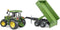 Bruder 2108 John Deere 5115 M - Tractor 1:16 - Kieptrailer - Groen Zwart Geel
