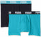 Puma Basic Boxer - Boxershorts - Aansluitende pasvorm - Aqua en blauw (2 stuks)