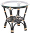 PECORINI - Bistro set - Zwart - Rotan