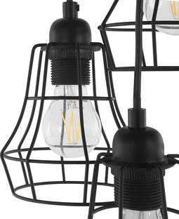 PECWAN - Hanglamp - Zwart - Metaal