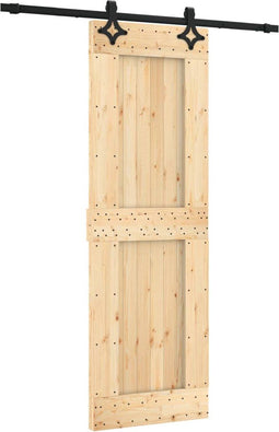 vidaXL - Schuifdeur - met - beslag - 70x210 - cm - massief - grenenhout