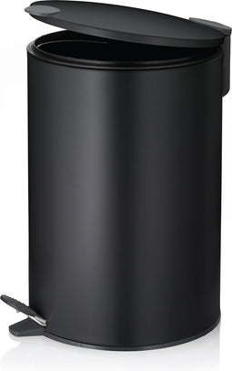 Pedaal Afvalemmer, 12 L, Zwart - Kela | Mats