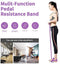 Pedaal Weerstand Band Elastische Pull Rope Fitness Sit-up Oefening thuis Gym Yoga Workout Apparatuur Multifunctionele Pedaal Arm Trainer Afslanken Bodybuilding Buiktraining