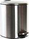 Pedaalemmer DKD Home Decor 20 x 25 x 27 cm Zilverkleurig Roestvrij staal 5 L Polypropyleen Eenvoudig