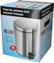 Pedaalemmer - RVS - 5 l - incl binnenemmer
