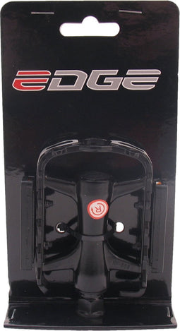 Pedaalset Edge MTB Low Profile - Alu zwart met polish zijkant