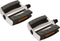 Pedaalset Marwi SP-2828 aluminium huis non-slip - zwart/zilver (op kaart)