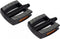 Pedaalset Marwi SP-2828 aluminium huis non-slip - zwart/zilver (op kaart)