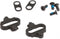 Pedaalset MTB Tecora E combi SPD/vlak met vervangbare pedaalpinnen - zwart