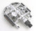 Pedaalset MTB Tecora E combi SPD - zwart/zilver