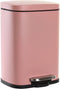 Pedal bin DKD Home Decor 21 x 18 x 29,5 cm Metal 5 L Peach polypropylene Basic
