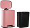 Pedal bin DKD Home Decor 21 x 18 x 29,5 cm Metal 5 L Peach polypropylene Basic