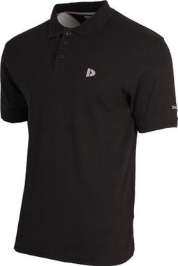 Donnay Noah - Sportpolo - Ruime pasvorm - Zwart - maat S
