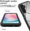 iMoshion Hoesje Geschikt voor Samsung Galaxy A25 Hoesje - iMoshion 360° Full Protective Case - Zwart / Transparant