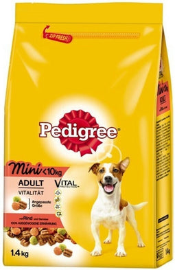 Pedigree Adult Mini Rund&Groente - Hondenvoer - 1.4 kg