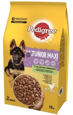 Pedigree Droogvoer Maxi Junior Kip - Rijst 15 kg