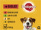 Pedigree Hondenbrokken favourites 4 pakken x 1,2 kilo
