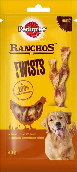 PEDIGREE Ranchos Twists - Dog treat - 40g