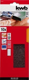 Kwb 815040 - Schuurpapier 93 x 230 mm - Korrel 80 (10 stuks)