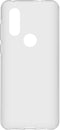 Hoesje Siliconen Geschikt voor Motorola One Vision - Softcase Backcover smartphone - Transparant