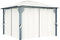 vidaXL - Prieel - met - gordijn - 300x300 - cm - aluminium - crème