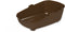 PeeWee EcoGranda XXL Kattenbak Startpakket Bruin/Ivoor - 66,5 x 48,5 x 28 cm