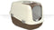 PeeWee XXL kattenbak EcoDome Startpakket Bruin/Ivoor - 66,5 x 48,5 x 46,5 cm
