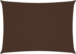vidaXL Zonnescherm rechthoekig 5x7 m oxford stof bruin