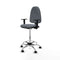 Piqueras y Crespo B1D05RF - Bureaustoel - Hoogteverstelbaar met armleuning - Grijs