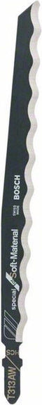 Bosch T 313 AW - Decoupeerzaagblad - HCS gegolfd en geslepen voor zacht materiaal - 152 mm
