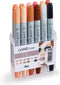 COPIC Marker Ciao Set 12 Stuks Huidskleuren - Stiften Set Alcoholbasis - Markerset - Professionele Markers
