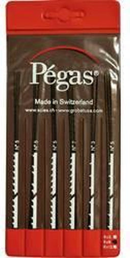Pegas PS906x6DI 1 set(s) Set figuurzaagjes 6-dlg.