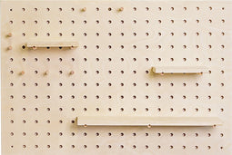 Pegboard-organizer in Rechthoekige Vorm, Afmeting: L60xB10xH40cm