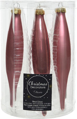 pegels glas emaille-mat dia 3x15 cm veloursroze
