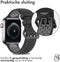 iMoshion Bandje Geschikt voor Apple Watch Bandje Series 1 / 2 / 3 / 4 / 5 / 6 / 7 / 8 / 9 / SE - 38 / 40 / 41 mm - iMoshion Sport band buckle - Zwart